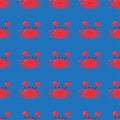 Pattern with crabs